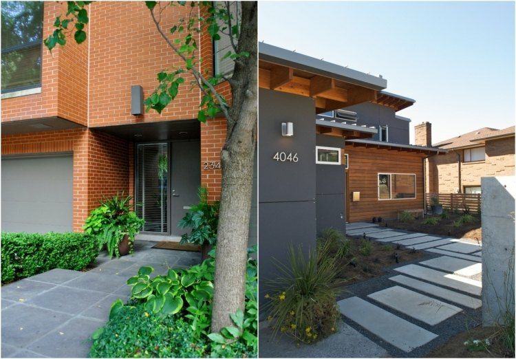 Minimalismo en el jard n 100 dise os paisaj sticos for Casa moderna jardines