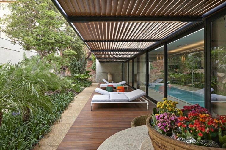 Porches jardin y terrazas cubiertas - 50 diseños excepcionales