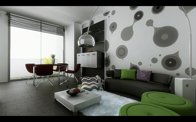 Decoración de salones modernos muebles y accesorios Diseño de sala