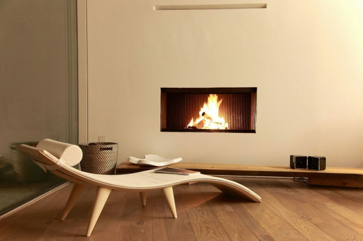Decoracion salones con chimenea en ambientes acogedores