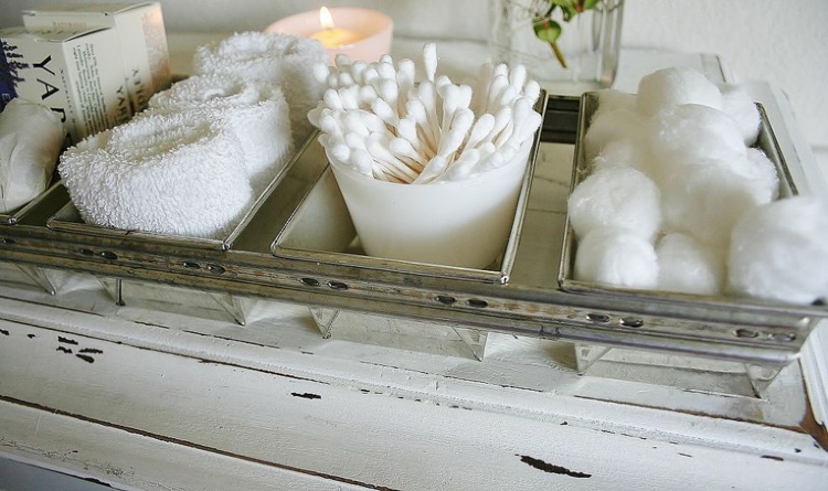Romanticismo y dulzura en el baño 50 diseños shabby chic
