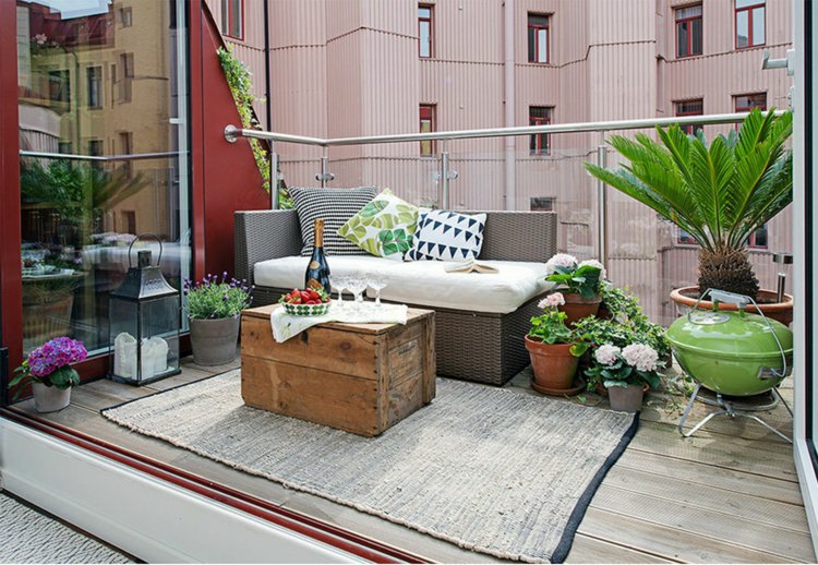 Muebles a medida e ideas para decorar el balcón