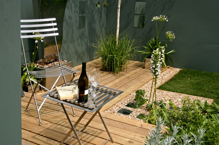 Diseño de patios y jardines pequeños 75 ideas interesantes