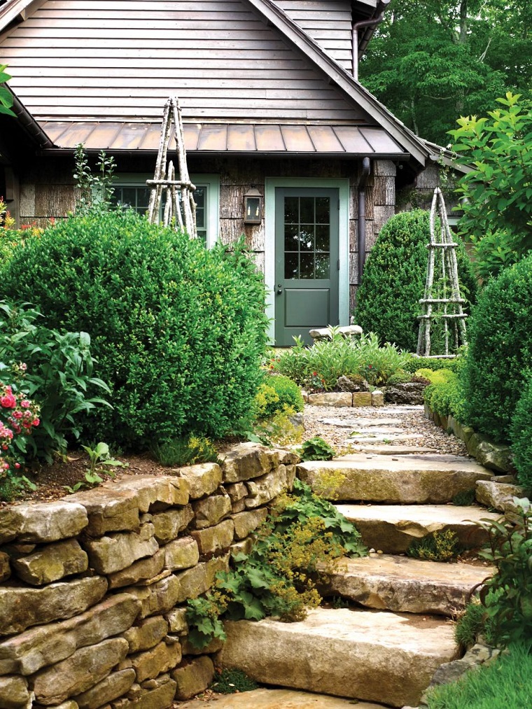 Jardines rusticos ideas para elementos decorativos