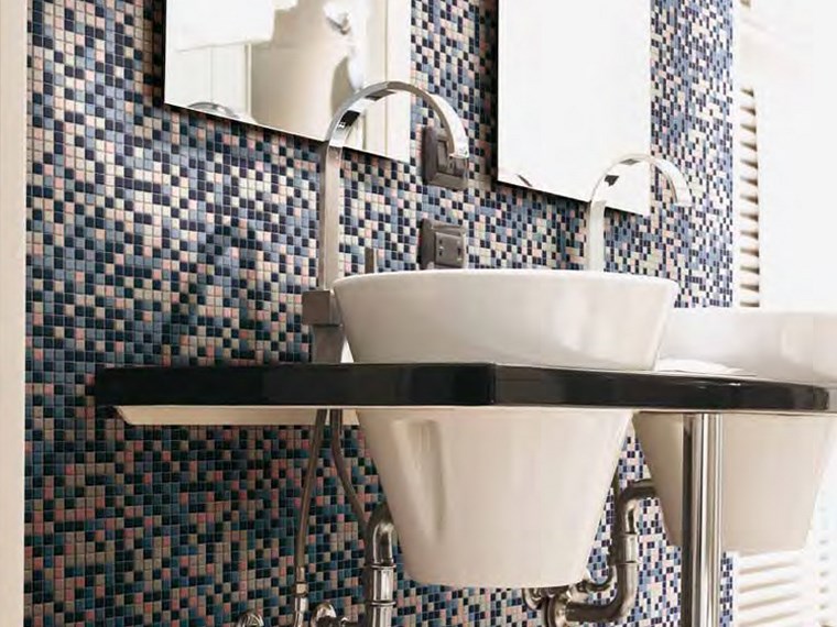 Mosaicos 115 diseños de baños atractivos y coloridos