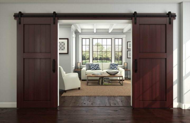 Puertas correderas diseño tipo granero, 75 ideas increÃbles.