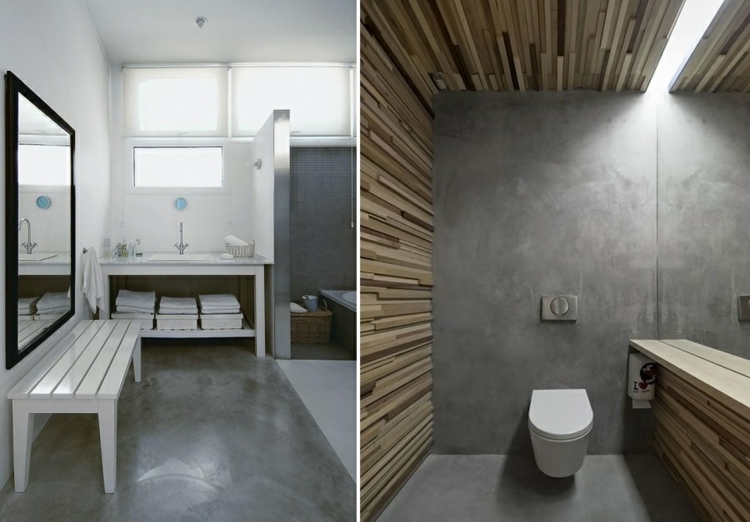 Baños microcemento - los cincuenta diseños más interesantes