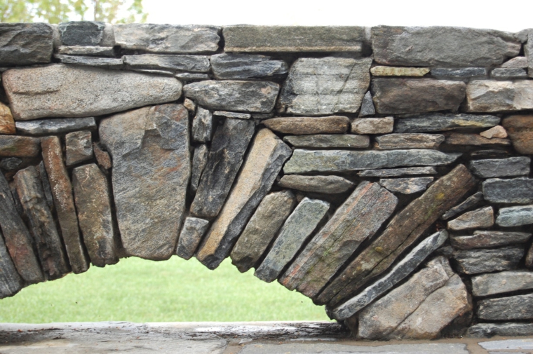 Muros de piedra seca sin cemento - 24 ideas para jardines