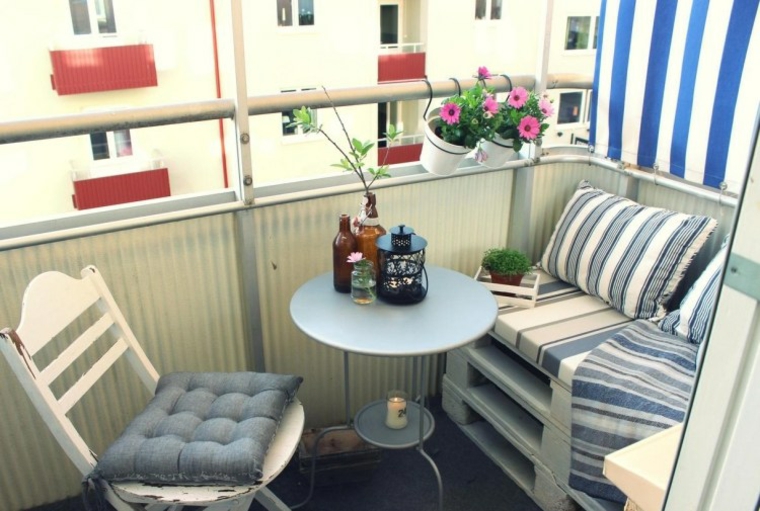 Ideas para terrazas y balcones pequeños 24 imágenes geniales Balcon idées Barandas