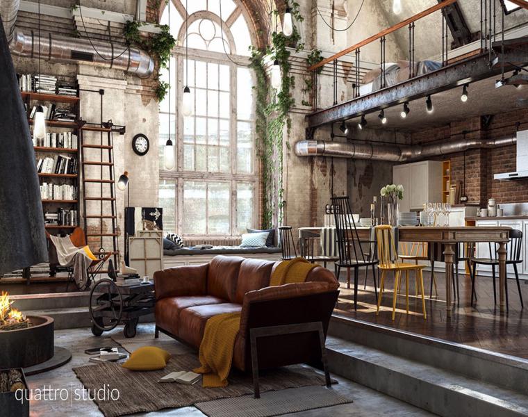 Lofts de diseño - recorre los 42 interiores más impresionantes