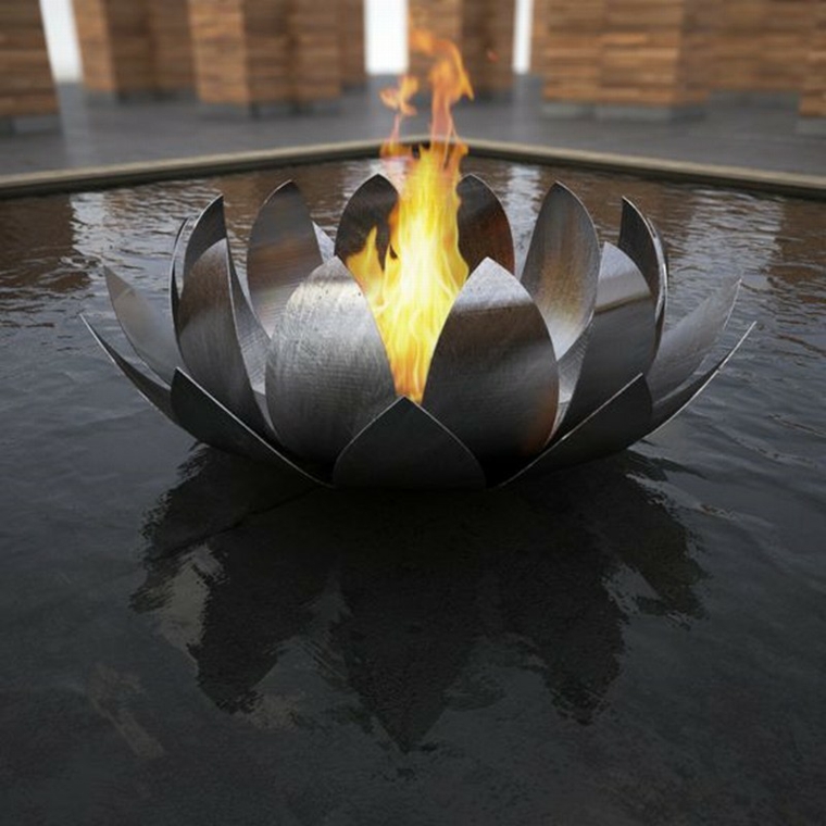 Chimeneas de jardÃn ideas diseñadas con elegancia