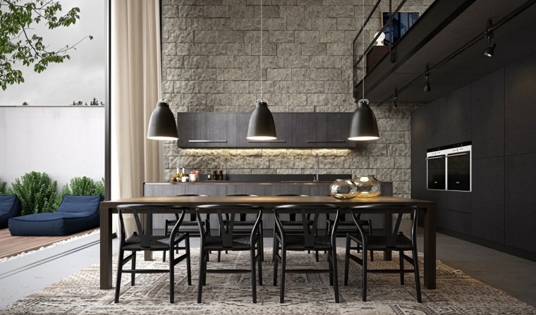 Muebles comedor con diseño elegante y lujoso Diseño comedor Sillas