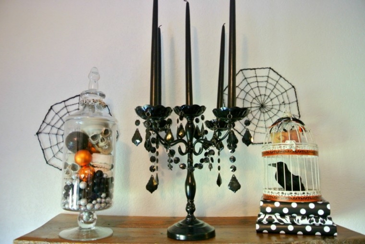 Decoracion halloween con estilos y soluciones increÃbles Elegantes decoración Candelabros