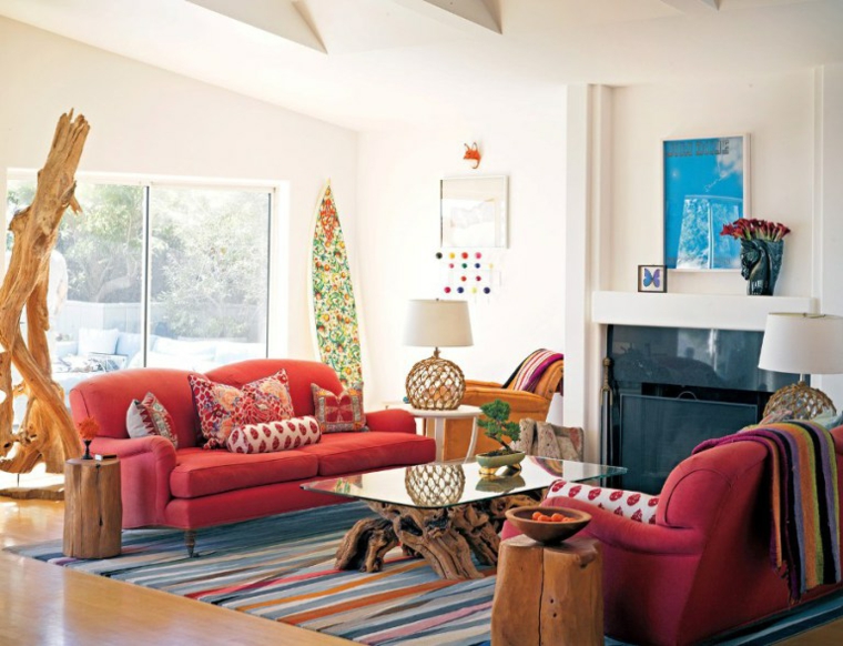 Estilo boho ideas de decoración para interiores y exteriores