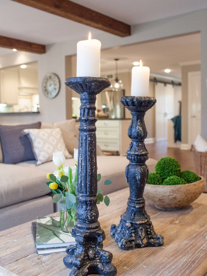 Decoracion velas y candelabros con acentos elegantes colombia