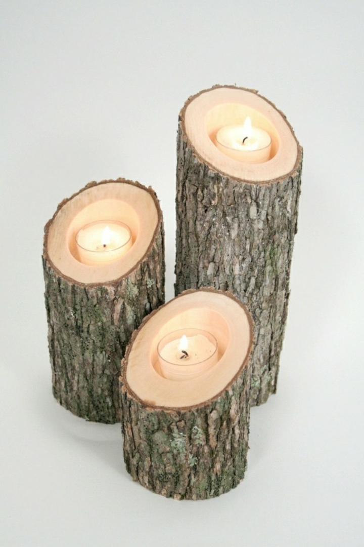 Decoracion velas y candelabros con acentos elegantes