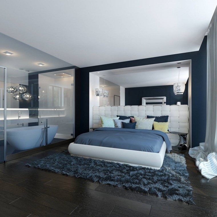 Dormitorio principal con diseño minimalista