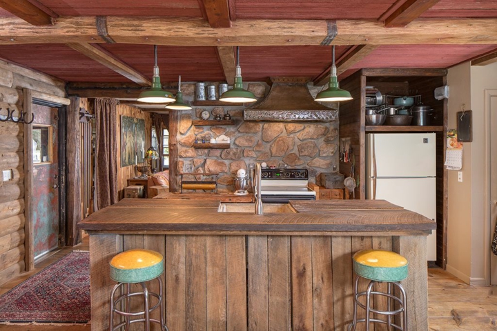Cocinas rusticas de diseños elegantes y acogedores Ideas Lámparas Industriales