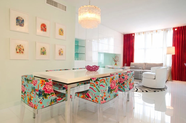 Decoracion salon comedor ideas para ahorrar espacio Banqueta Comedor creativo