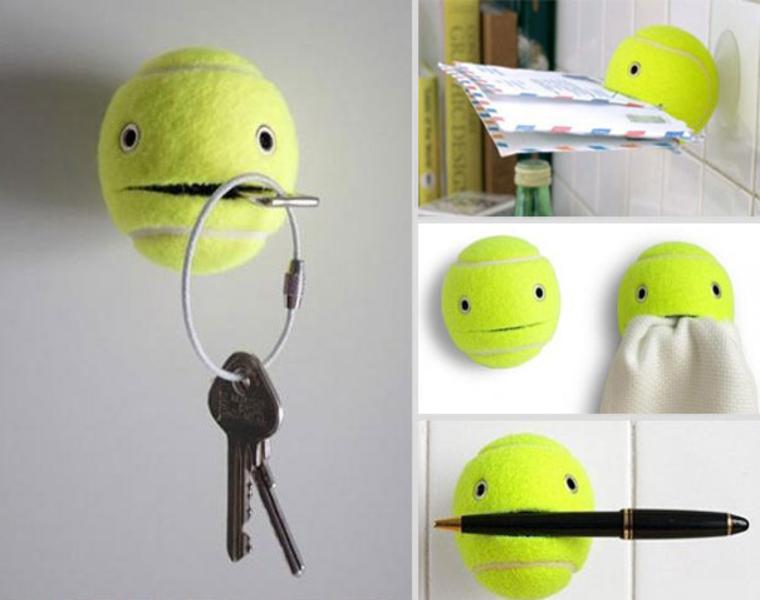ideas originales y trucos pelota tenis originales ideas deco