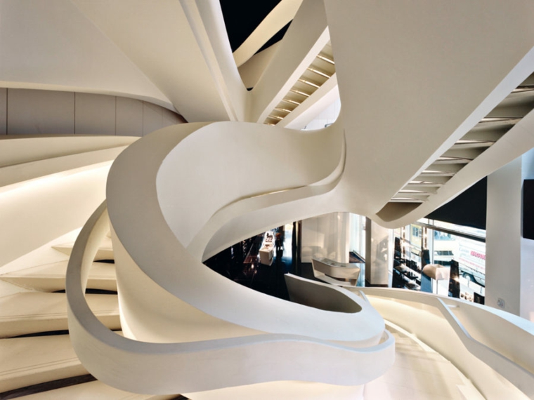 Arquitectura y diseño de escaleras espectaculares Ideas Curvas Escalera