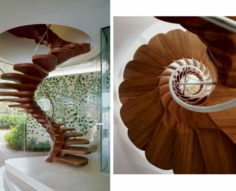 Arquitectura y diseño de escaleras espectaculares Ideas Curvas Escalera