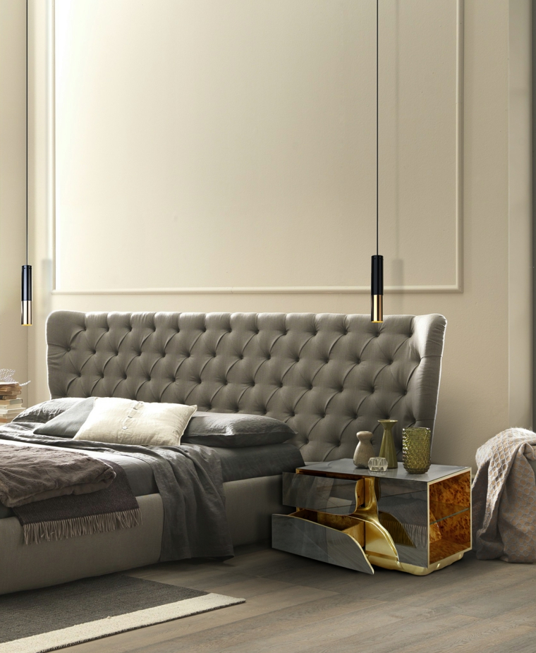 Cabeceros de cama modernos tendencias de 2016 Camas modernos con tablero