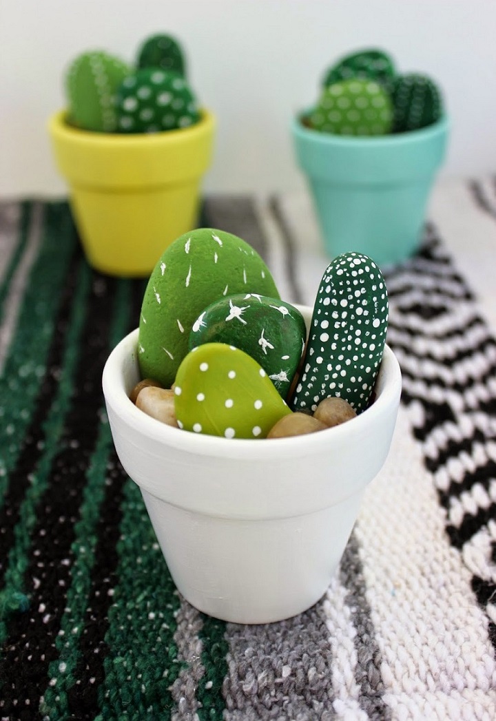 materiales parara crear cactus de rocas cactus plantas colores materiales blanco