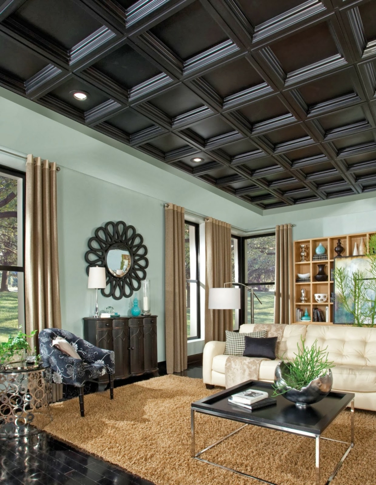 Ideas para decorar 34 espacios con techos muy atractivos