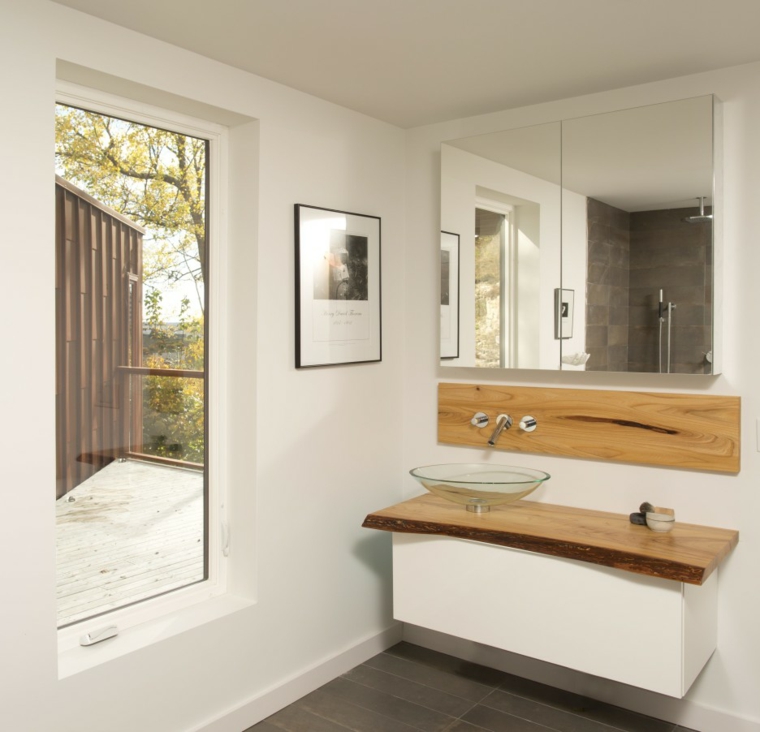 Tocadores y lavabos flotantes para el cuarto de baño