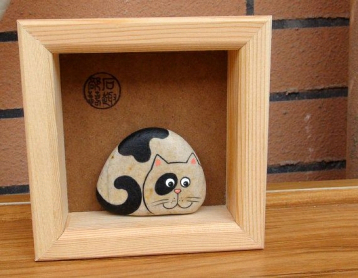 proyectos diy imagenes proyectos diy gato enmarcado enmarcado