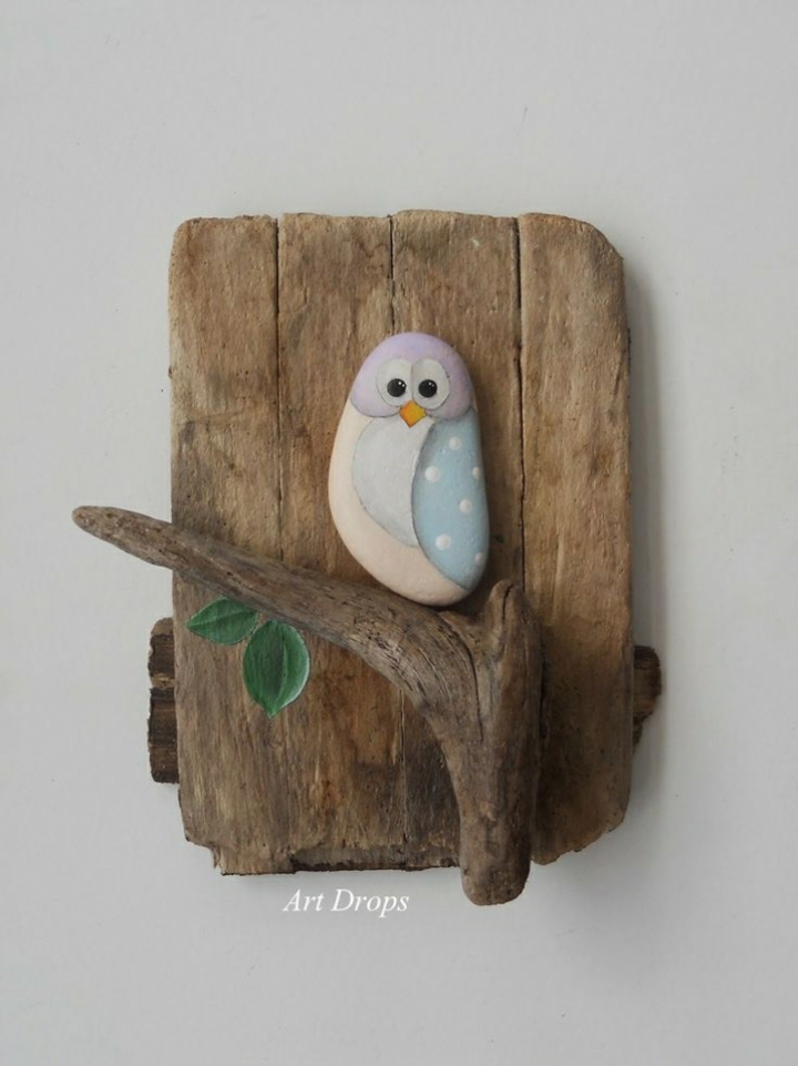 ideas inspiradas en la naturaleza proyectos diy rocas maderas aves