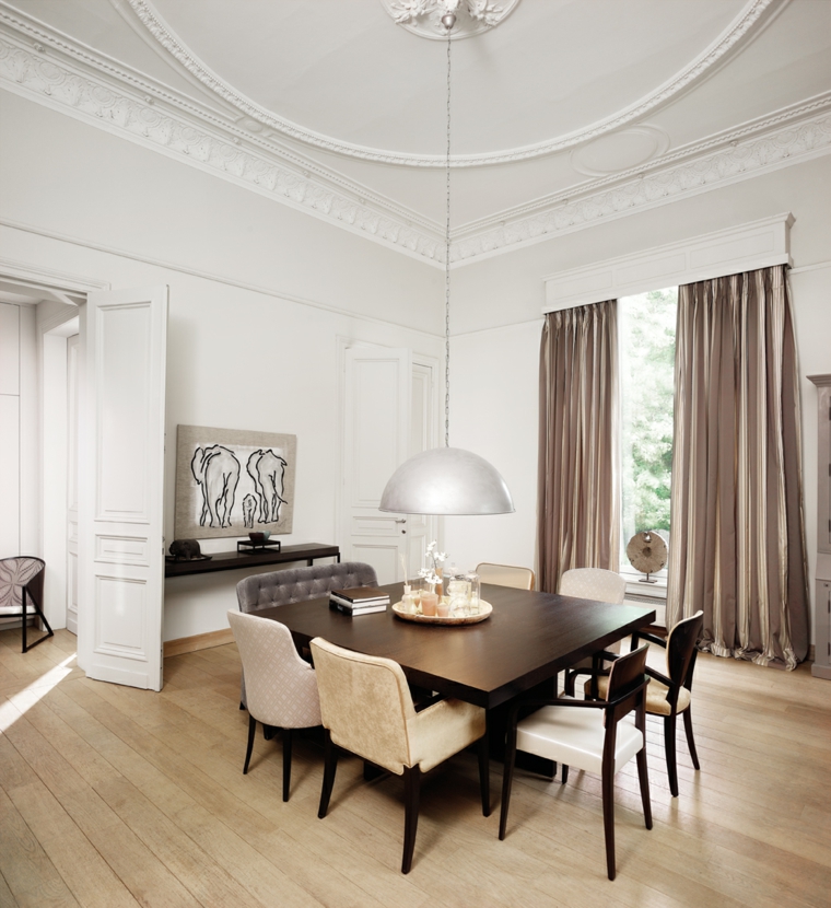 Tipos de cortinas soluciones originales para la ventana Cortinas comedor