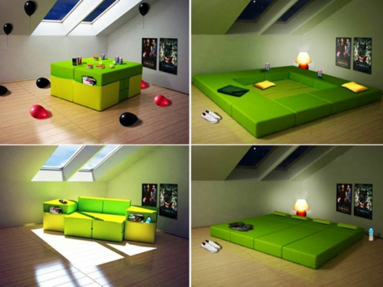 Muebles para ahorrar espacio en el interior