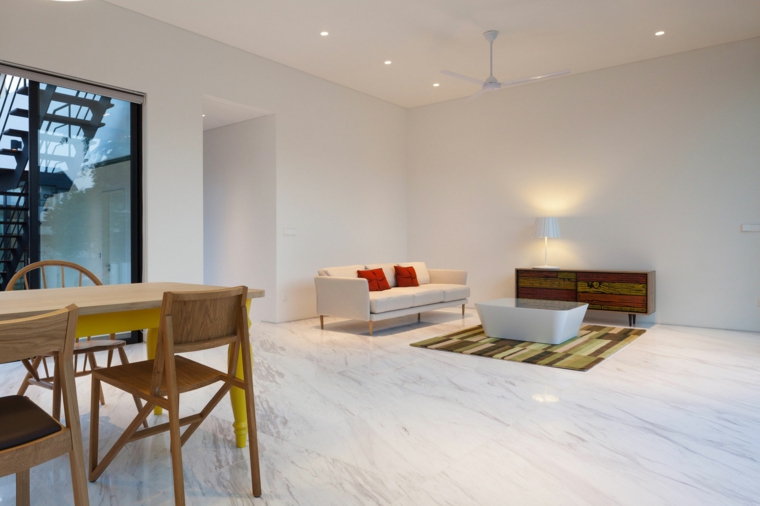 Interiores modernos e inspiradores de estilo minimalista panamá ... Diseño Muebles comedor