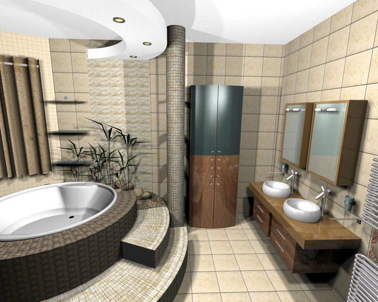 Baños antiguos y de diseño para una decoración elegante