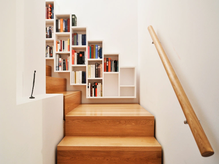 Escaleras de interior e ideas creativas para incorporar librerÃas