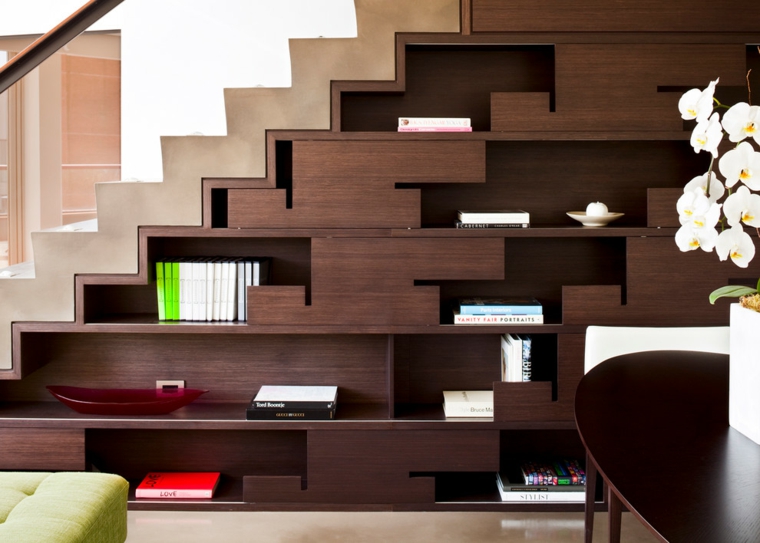 Escaleras de interior e ideas creativas para incorporar librerÃas