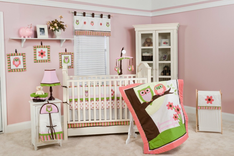 Habitación para bebé niña, unos diseños originales Decoracion de dormitorios para bebe niña