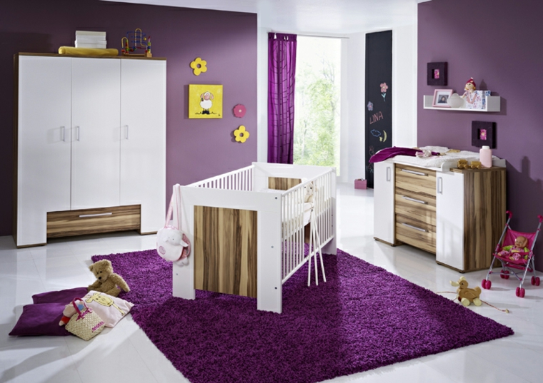 Habitación para bebé niña, unos diseños originales Decoracion de dormitorios para bebe niña