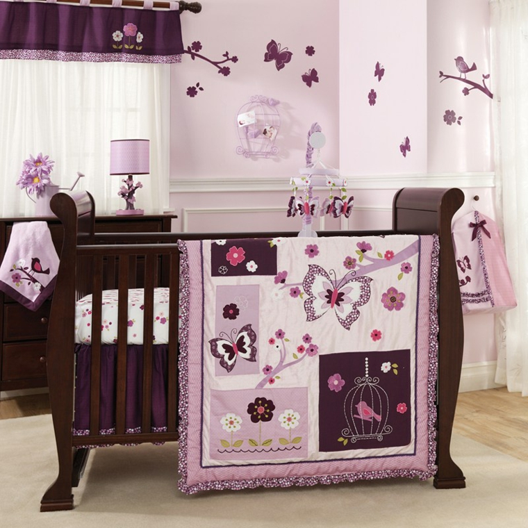 Habitación para bebé niña, unos diseños originales Decoracion de dormitorios para bebe niña