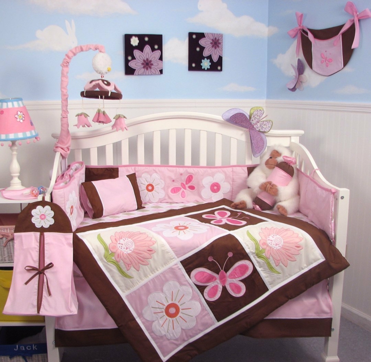 Habitación para bebé niña, unos diseños originales Decoracion de dormitorios para bebe niña