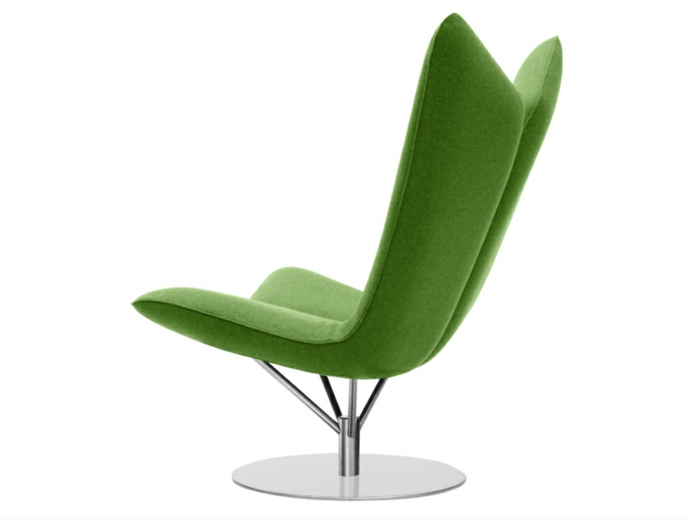 Muebles de diseño moderno de color verde para decorar Diseños d comedores giratorias