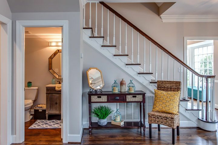 Muebles pasillo de entrada ideas para una buena primera impresion Escalera diseño Mueble