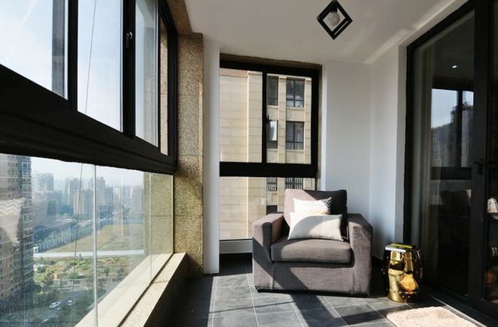 Balcon diseño cerrado y las opciones para decorar estos espacios Balcon désign Contemporaneos