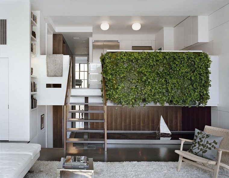 jardin vertical interiores con aspecto natural jardin vertical interiores casas modernas naturales