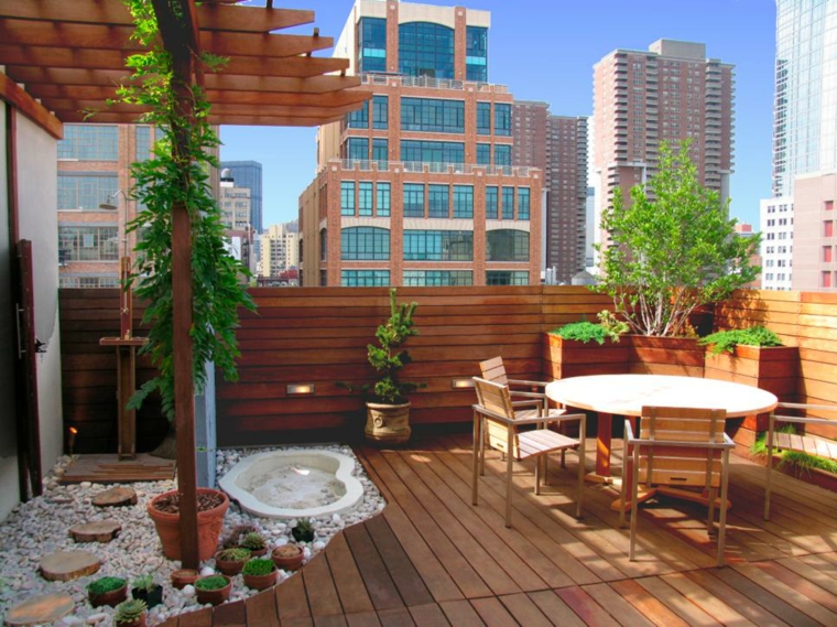 Decorar terrazas ideas asombrosas para el exterior de la vivienda Interior Ideas Edificio Patio