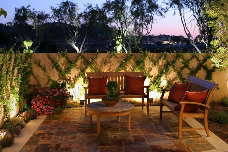 Luces de jardín y estupendas ideas de iluminación para exteriores