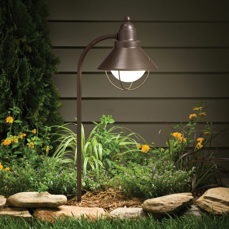 Luces de jardín y estupendas ideas de iluminación para exteriores