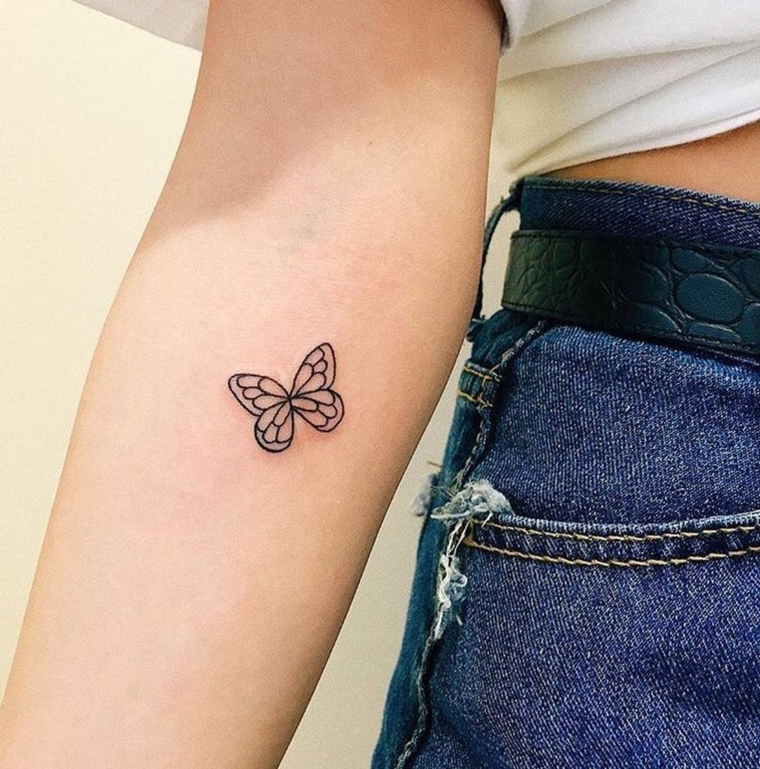 Tatuaje De La Mariposa Maravillosa Uno Los Mejores Tattoos Tatuajes